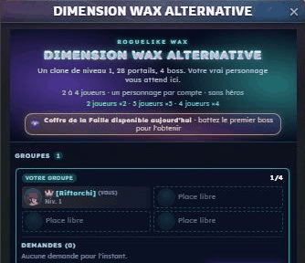 La ventana Dimensión Wax Alternativa